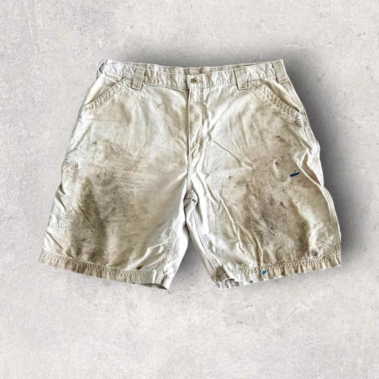 Carhartt Cream Carpenter Shorts - W42