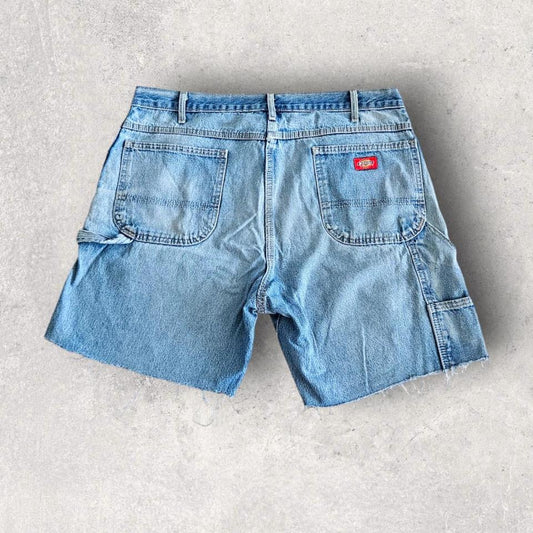 Dickies Blue Carpenters Short Jeans - W38, Waist 94cm, Length 50cm, 8/10 Condition