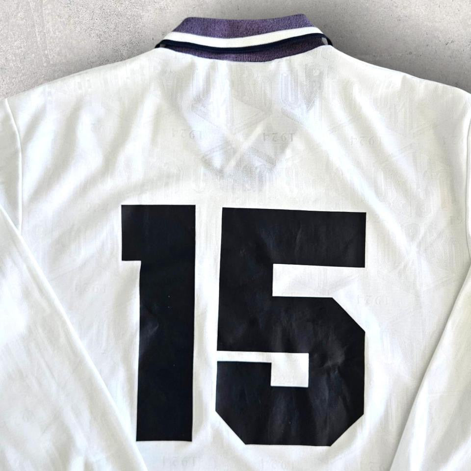 Y2K Umbro Sports Polo Long Sleeve - XL חולצת פולו ארוכת שרוול של אומברו מידה XL לגבר,