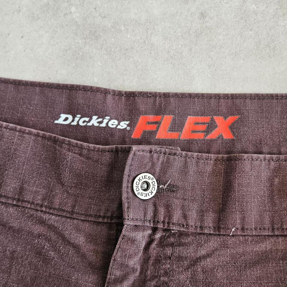 Dickies Brown Cargo Shorts W38 Utility Style
