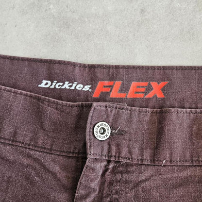 Dickies Brown Cargo Shorts W38 Utility Style