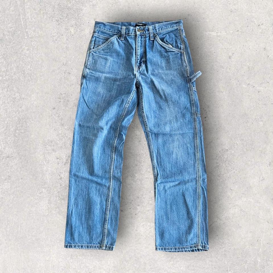 George carpenters blue jeans vintage workwear streetwear 30x30          