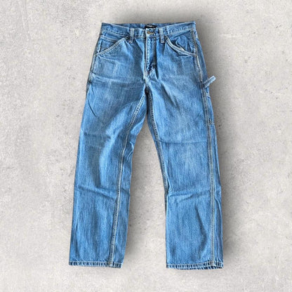 George carpenters blue jeans vintage workwear streetwear 30x30          