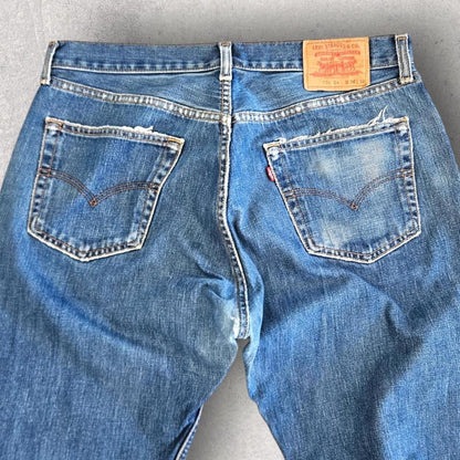 Levi's 590 Navy Jeans - 36x32 מידה W36 L32
