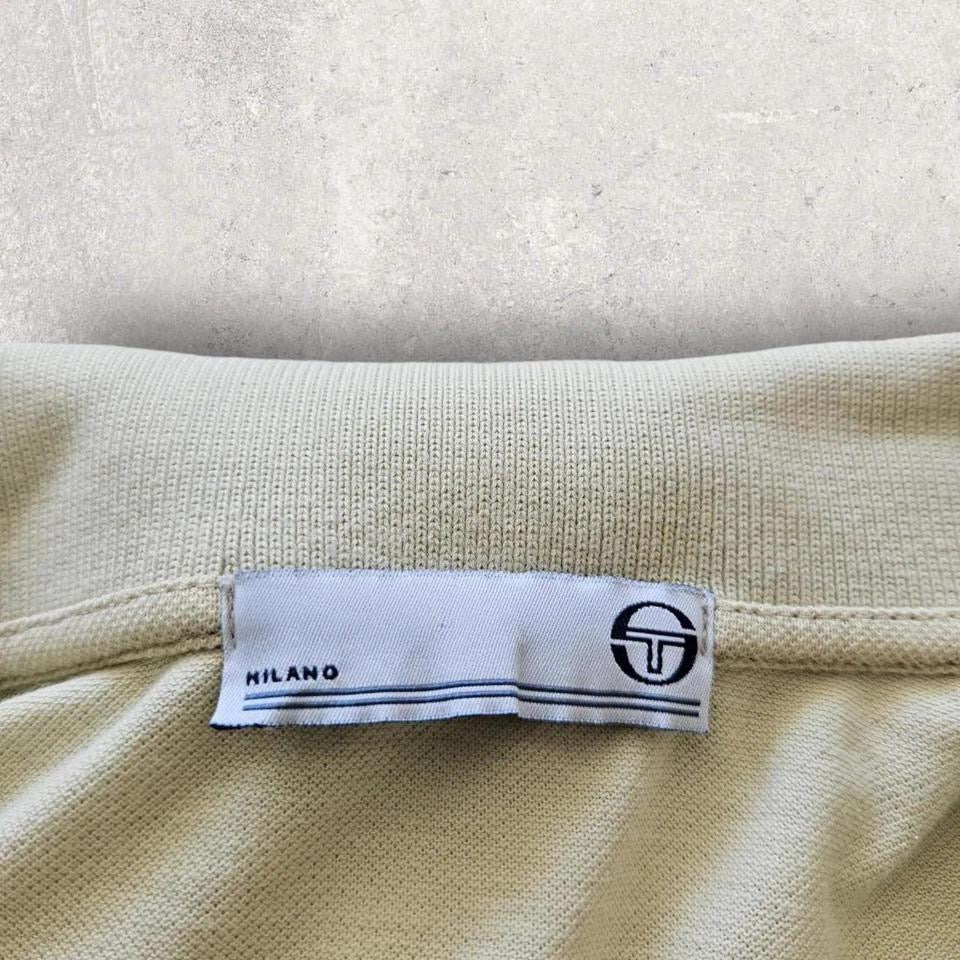 Sergio tacchini cream polo Tee - S, חולצת פולו קרם של Sergio Tacchini