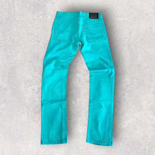 Levi’s 510 Green Jeans - Skinny - 28x28 ג'ינס ירוק בגזרה צמודה