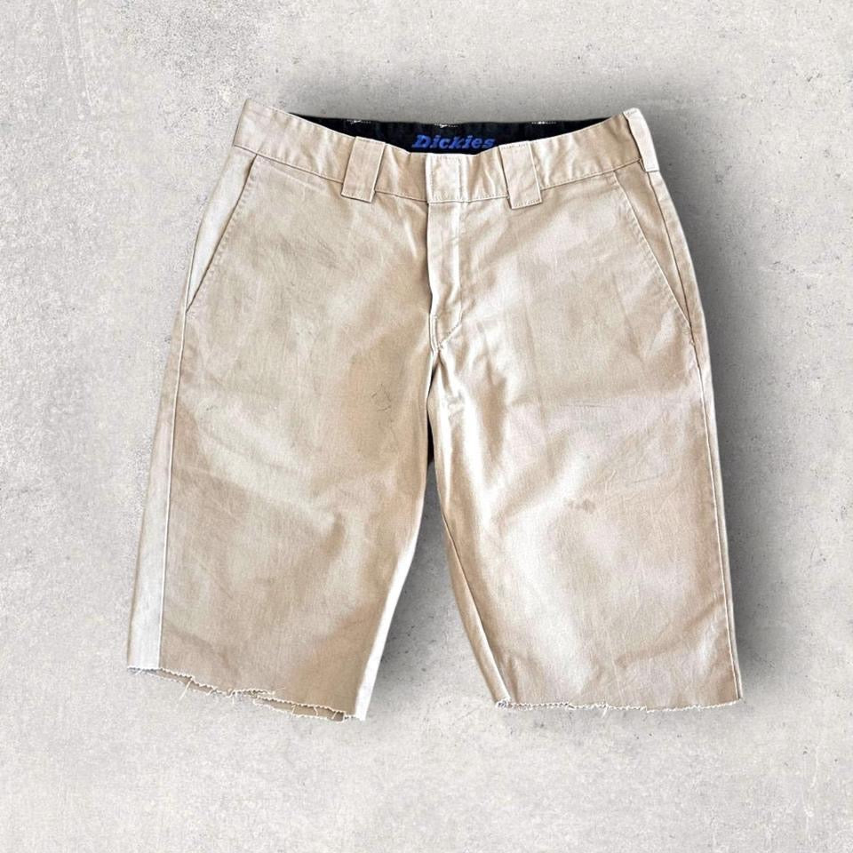 Dickies Cream Short Pants - W32, Waist 80cm, Length 58cm, 8/10 Condition