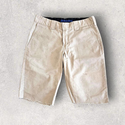 Dickies Cream Short Pants - W32, Waist 80cm, Length 58cm, 8/10 Condition