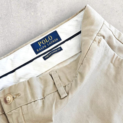 Polo Ralph Lauren Cream Shorts בצבע קרם, מידה W36