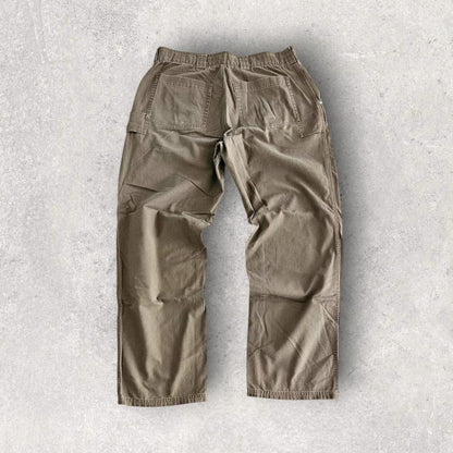 Green Baggy Carpenters Jeans – 36x32 בצבע ירוק, מידה W36