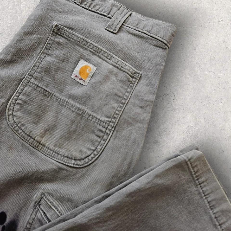 Carhartt grey jeans 36X30 relaxed fit vintage worn