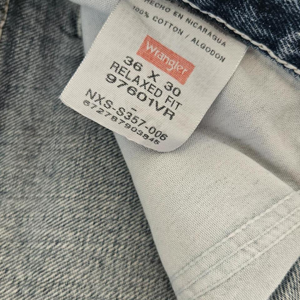 Wrangler Navy Short Jeans – W36 