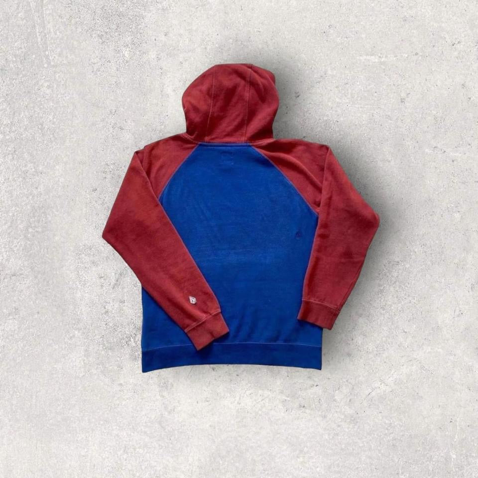 Volcom Stone Hoodie X-Small, embroidered front logo, minor sleeve holes