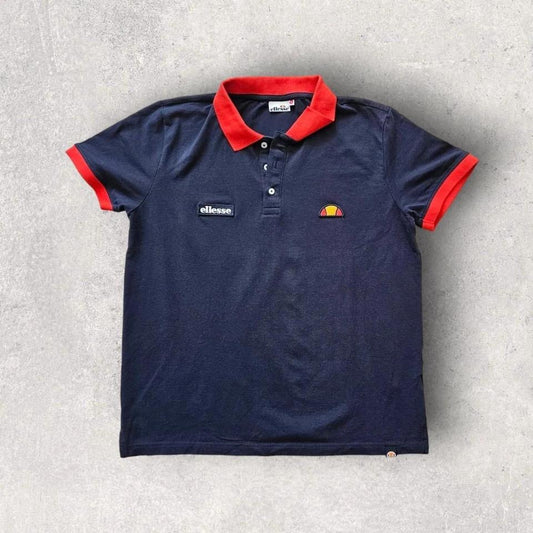 Ellesse Polo Tee - S, חולצת פולו וינטג׳ של Ellesse 
