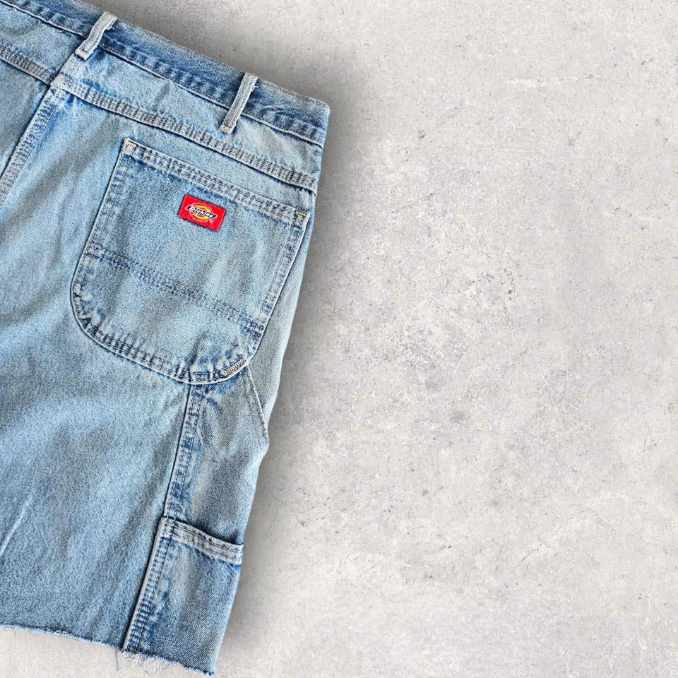 Dickies Blue Carpenters Short Jeans - W38, Waist 94cm, Length 50cm, 8/10 Condition