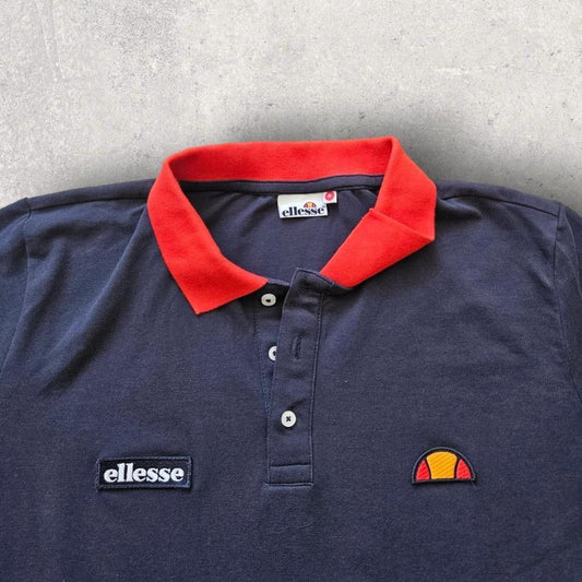 Ellesse Polo Tee - S, חולצת פולו וינטג׳ של Ellesse 
