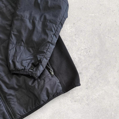 The North Face black mid puffer jacket size large
