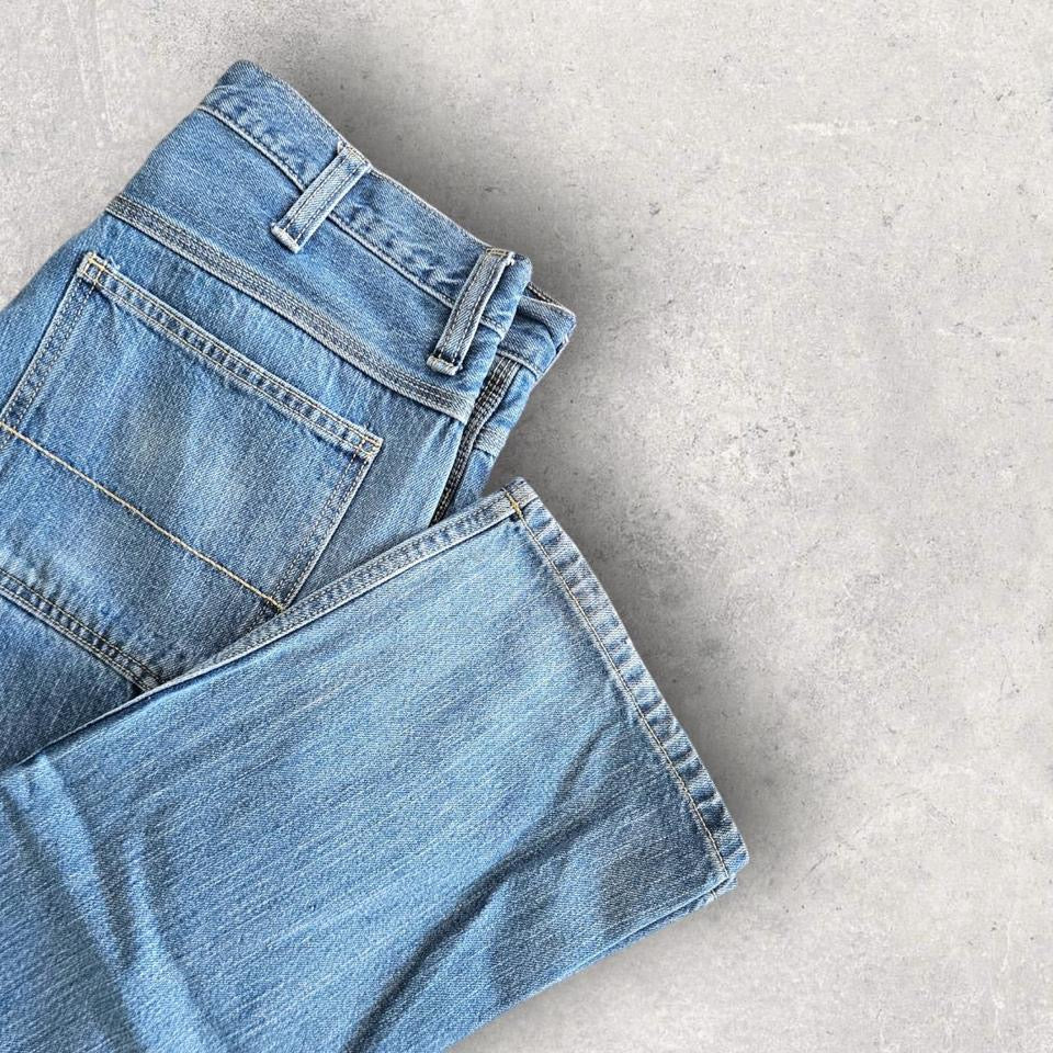 George carpenters blue jeans vintage workwear streetwear 30x30       