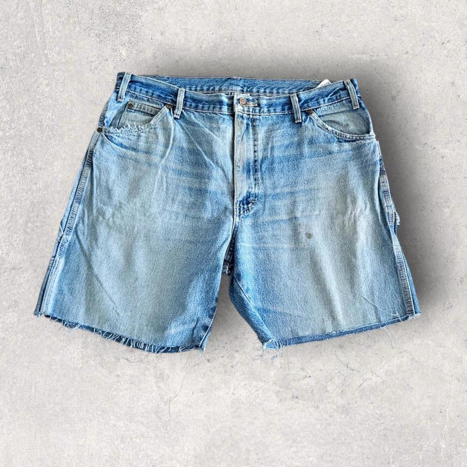 Dickies Blue Carpenters Short Jeans - W38, Waist 94cm, Length 50cm, 8/10 Condition
