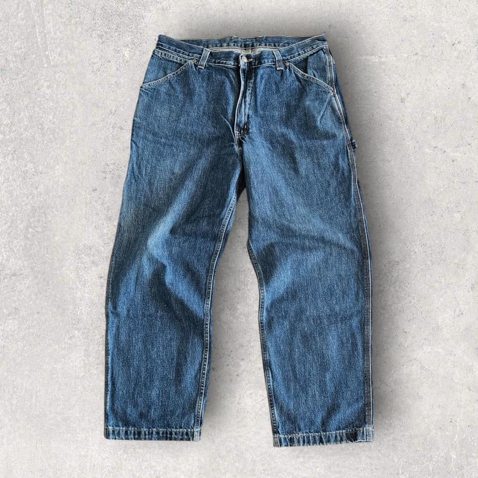 Carpenters Navy Baggy Jeans - 36 ג'ינס כחול נייב