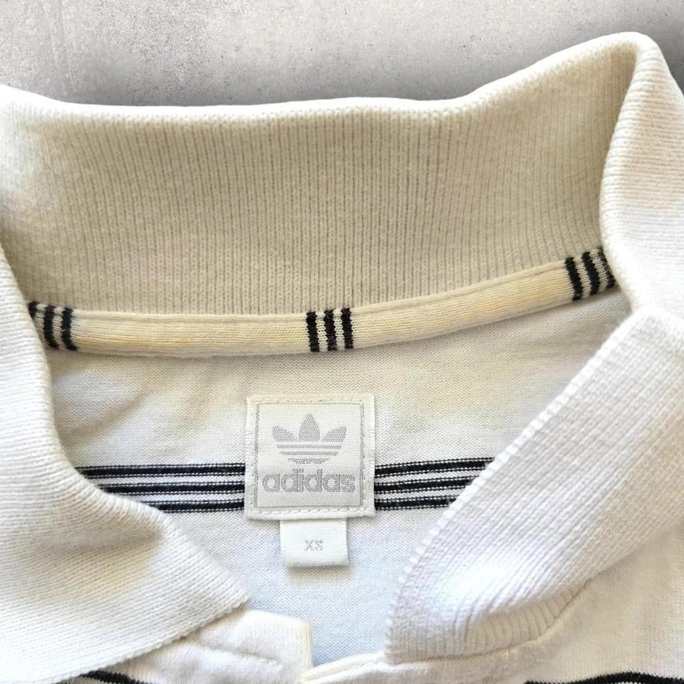 Y2K Adidas Polo Tee - XS, חולצת פולו Y2K אדידס