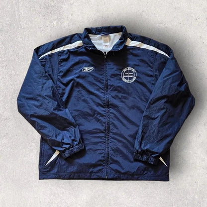 Vintage Reebok nylon jacket size L navy lightweight