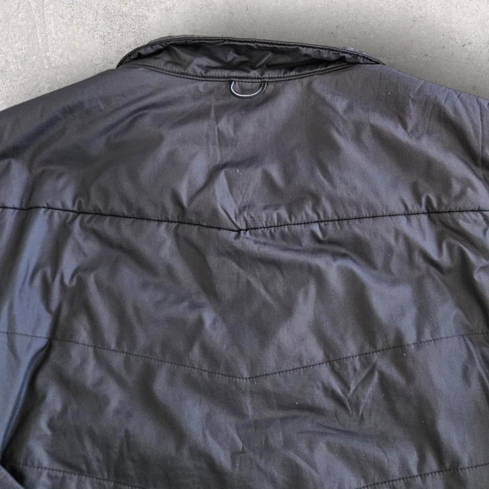 The North Face black mid puffer jacket size large