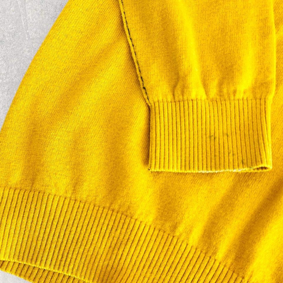Napapijri Yellow Sweater - XL סוודר צהוב נאפאפיירי במידה XL,