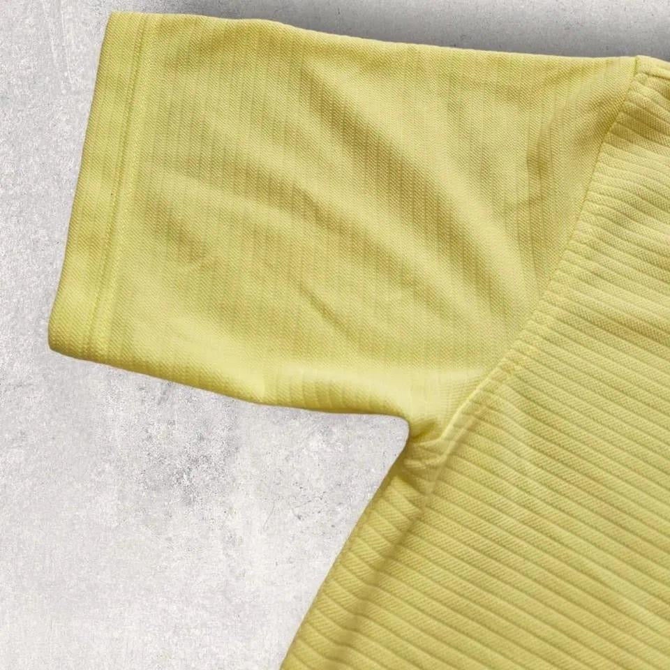 Yellow Umbro polo - L חולצת פולו וינטג' צהובה מידה L