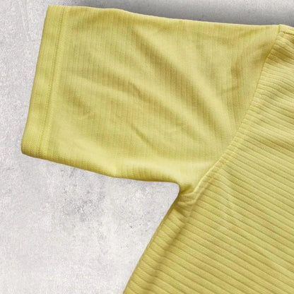 Yellow Umbro polo - L חולצת פולו וינטג' צהובה מידה L
