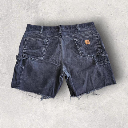 Carhartt black carpenters short jeans W40 vintage workwear streetwear