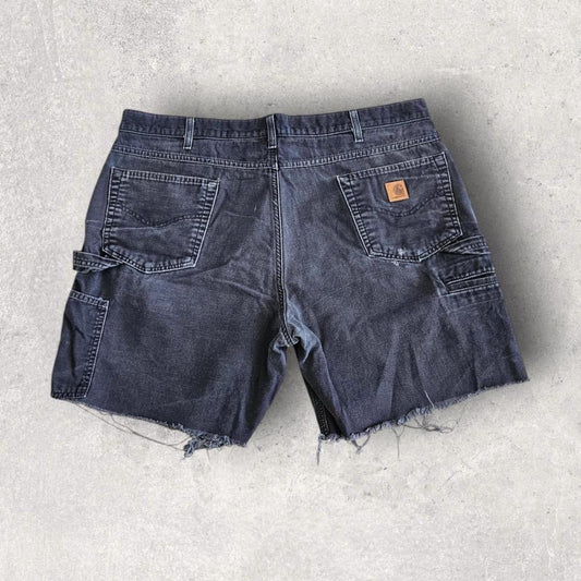 Carhartt black carpenters short jeans W40 vintage workwear streetwear