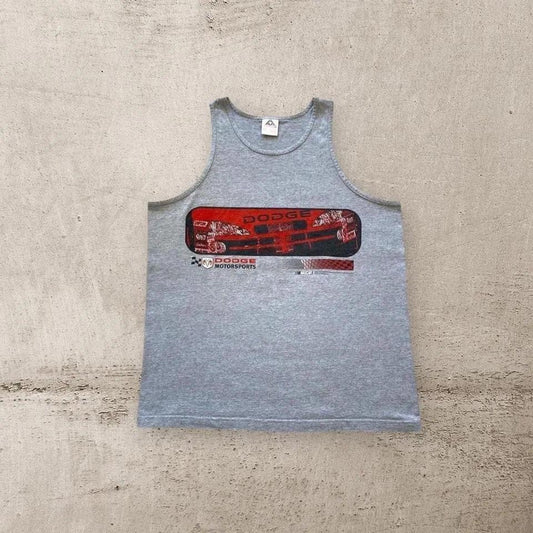 Vintage NASCAR Dodge tank top - XL גופיית נאסקר וינטג' במידה XL,
