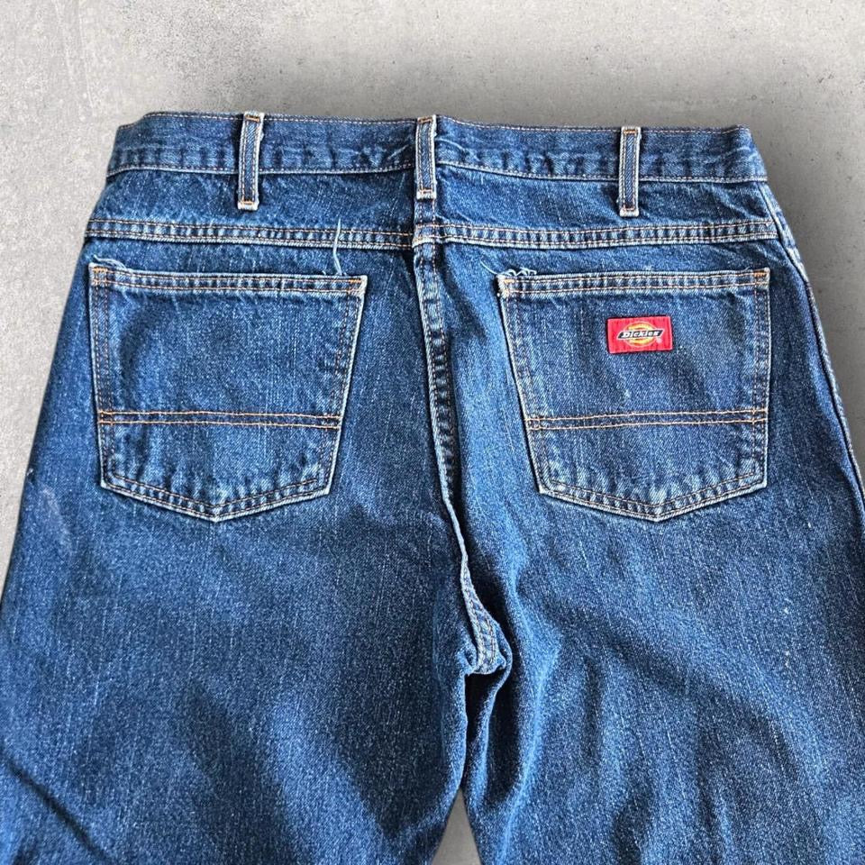 Dickies Navy Jeans - 34x29, ג’ינס כחול כהה דיקיס וינטג במצב טו