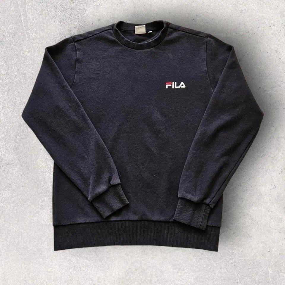 Fila black crewneck - S, סווטשירט יוניסקס שחור של FILA במידה S