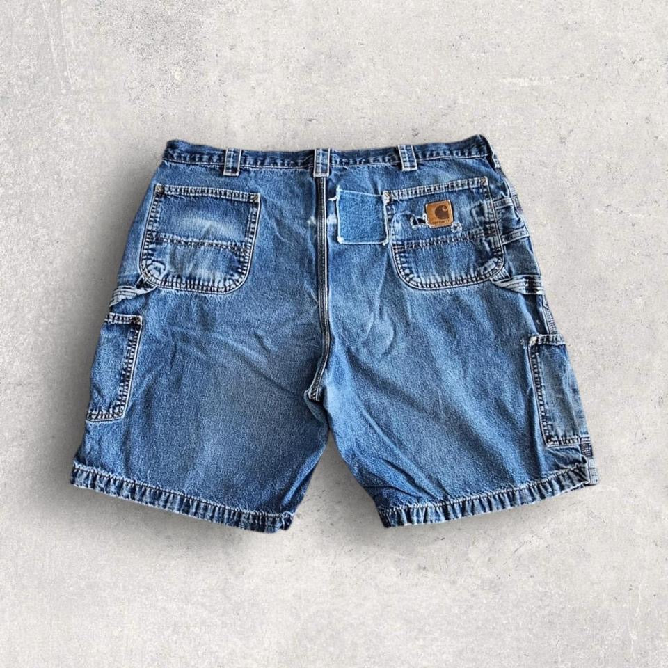 Carhartt navy carpenters short jeans W44 vintage workwear streetwear