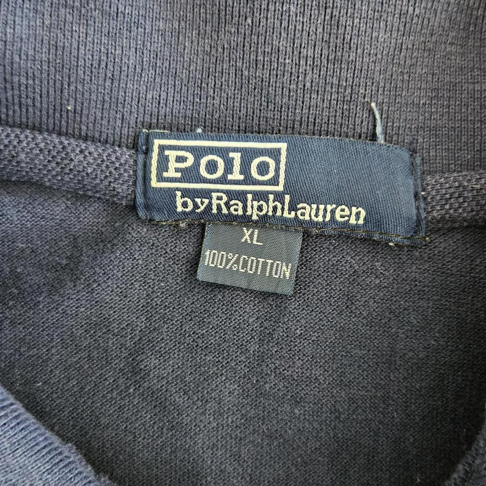 Polo Ralph Lauren Navy Polo Tee - Large