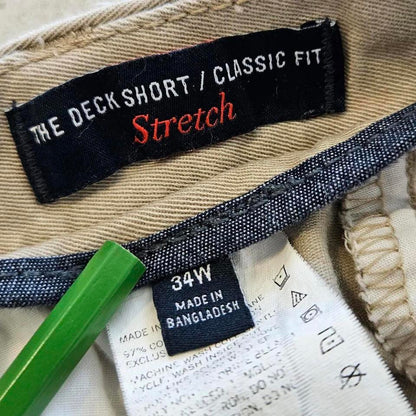 Nautica Khaki Shorts, מכנסי חאקי של נאוטיקה במצב מצוין עם סימנים קלים