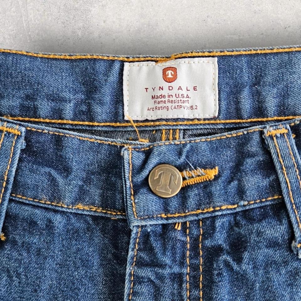 Tyndale Navy Workwear Carpenter Jeans - 36x32