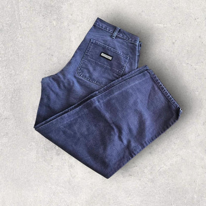 Dakota navy thick carpenters jeans vintage workwear streetwear 36x32        