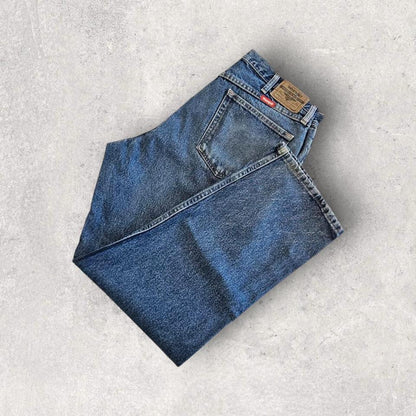 Blue Wrangler Jeans – Waist 88cm Length 108cm 9/10 Condition