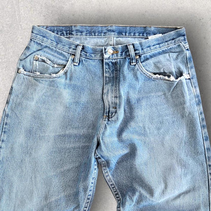 Wrangler Blue Baggy Jeans - 34x30