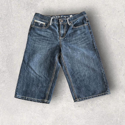 Guess Navy Jorts במצב מצוין ללא פגמים