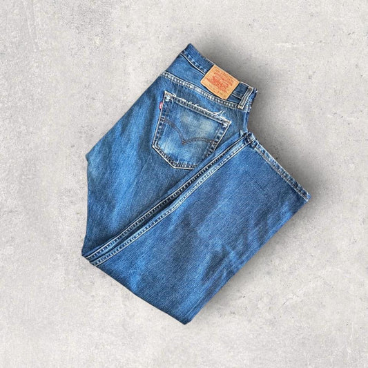 Levi's 590 Navy Jeans - 36x32 מידה W36 L32