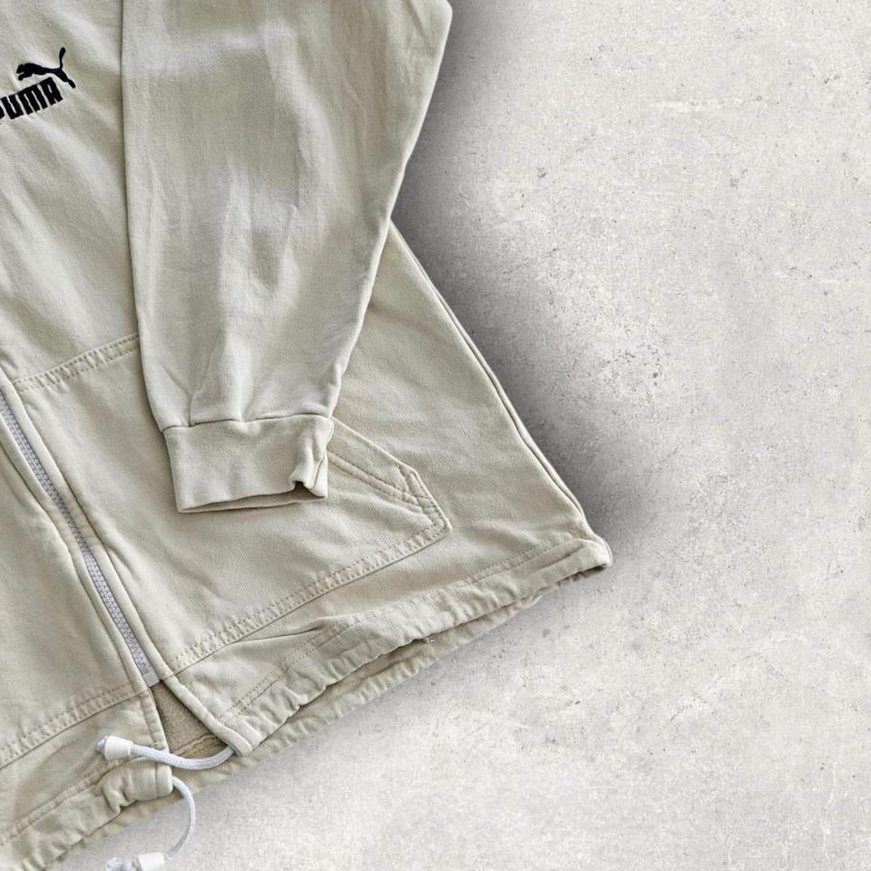 Puma cream hoodie, size L