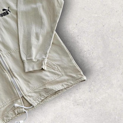 Puma cream hoodie, size L