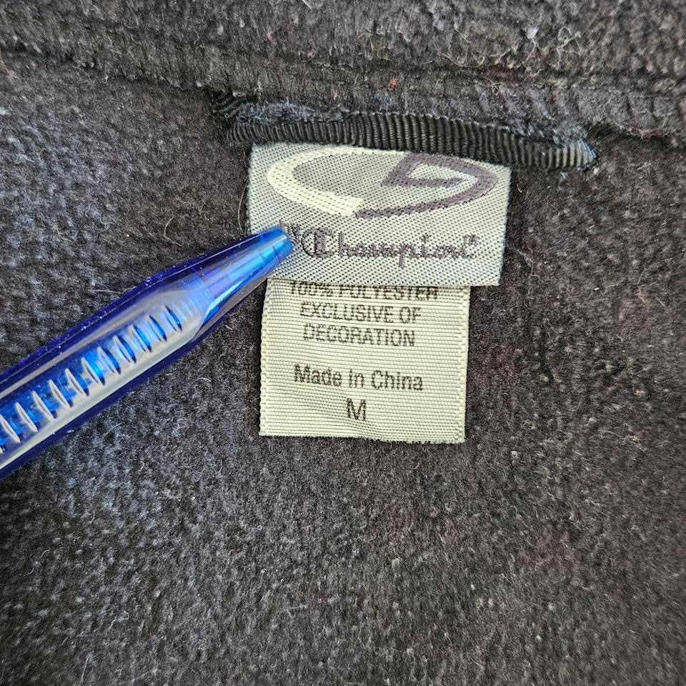 Champion black fleece jacket medium M/L size, perfect condition
