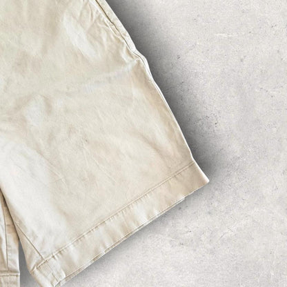 Polo Ralph Lauren Cream Shorts בצבע קרם, מידה W36