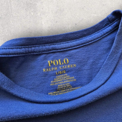 Ralph Lauren Classic Logo Tee - Large חולצת טי של ראלף לורן עם לוגו קלאסי