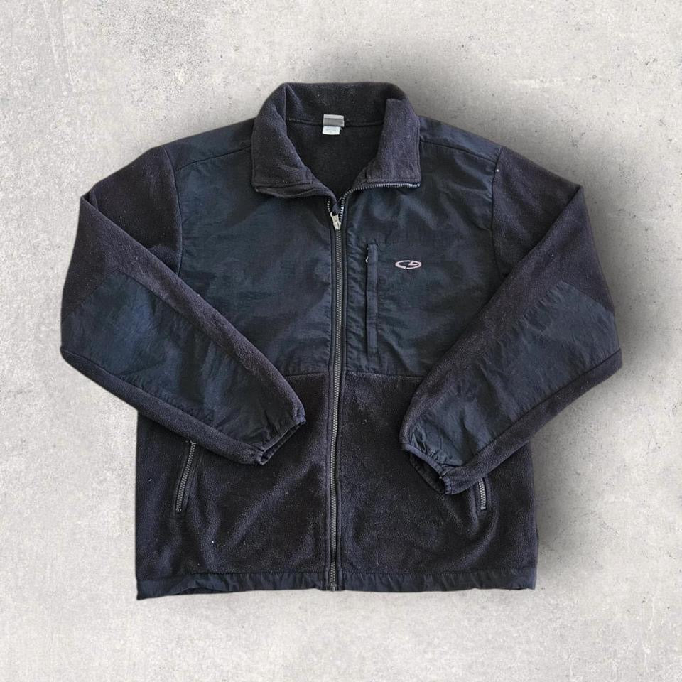 Champion black fleece jacket medium M/L size, perfect condition